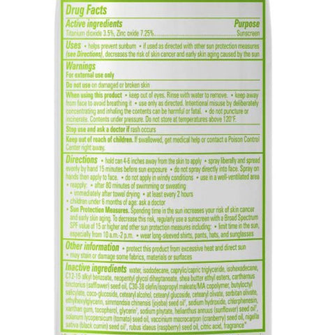 Babyganics SPF 50, Kids' Continuous Sunscreen Spray, 6 fl oz