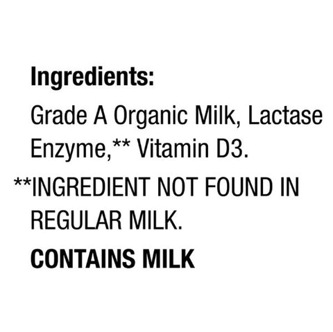 Horizon Organic Whole Lactose-Free Milk, Half Gallon