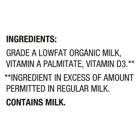 Horizon Organic 1% Lowfat High Vitamin D Milk, Half Gallon