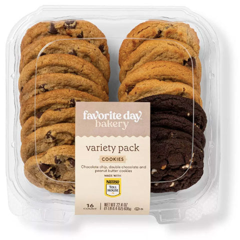 Favorite Day™ Variety Cookies, 22.4oz, 16 Count