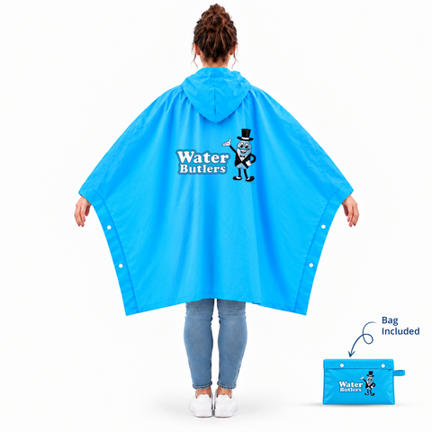 Adult Water Butlers Reusable Poncho (Bag Included)