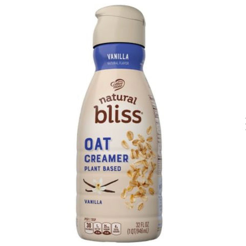 Coffee mate Natural Bliss Plant Based Vanilla Oat Milk Creamer, 32 fl oz.