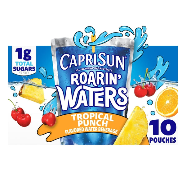 Capri Sun Roarin' Waters Tropical Punch, 10 Ct