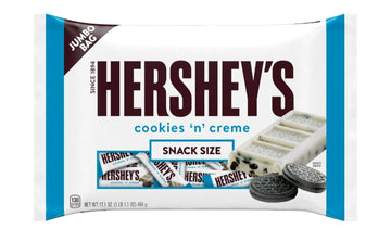 Hershey's, Cookies 'N' Creme Snack Size, Jumbo Bag, 17.1 oz