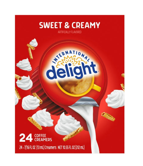 International Delight Sweet and Creamy Coffee Creamers, 24 Count