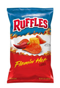 Ruffles  Flamin' Hot Flavored Potato Chips, 8 oz