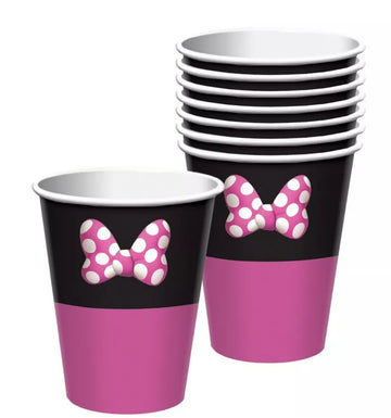 Minnie Mouse Paper Party Cups, 9 oz, 8 Ct