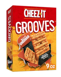Cheez-It Grooves Cheddar Snack Crackers Mix 9 oz