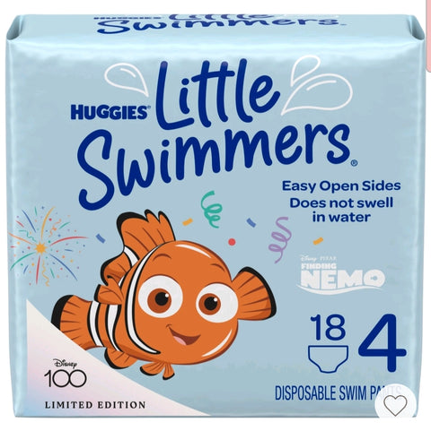 Huggies Little Swimmers Swim Diapers, Size 4 Medium, 18 Ct