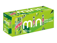 Mountain Dew Soda Mini Cans, 7.5 oz, 10 Count