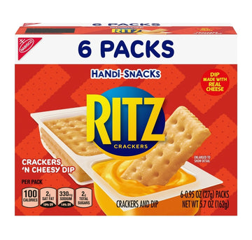 Handi Snacks, Ritz 'N Cheesy Dip, 6 Count