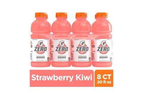 Gatorade Zero Sugar Thirst Quencher Strawberry Kiwi 20 fl oz., 8 Count