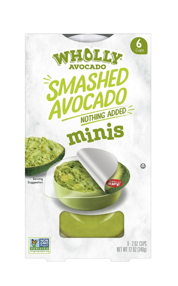 Wholly Avocado, Smashed Avocado, Minis - 6 Ct
