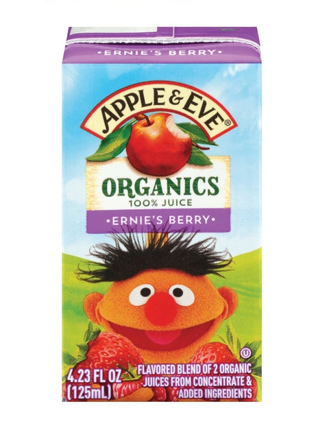 Apple & Eve Organics, Ernie's Berry Juice, 4.23 fl-oz, 8 Count