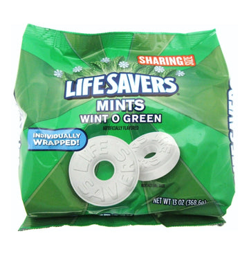 Life Savers Mint Candy, Wint-O-Green, Sharing Size, 13 oz