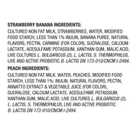 Activia Strawberry Banana & Peach Yogurt, 4 Oz., 12 Ct