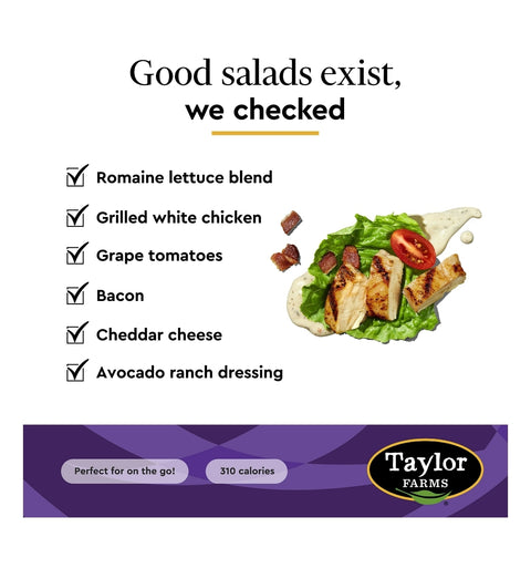 Taylor Farms BLT Salad with Turkey and Bacon, 6.5 oz