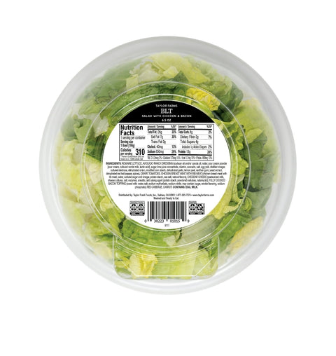 Taylor Farms BLT Salad with Turkey and Bacon, 6.5 oz