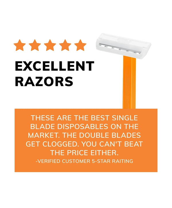 BIC Sensitive Shaver Men's Single Blade Disposable Razor Value Pack, 12 Count