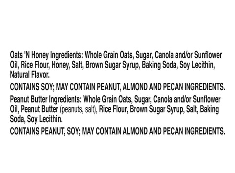 Nature Valley Variety Crunchy Granola Bars, 24 pack, Oats & Honey and Peanut Butter, 48 Bars