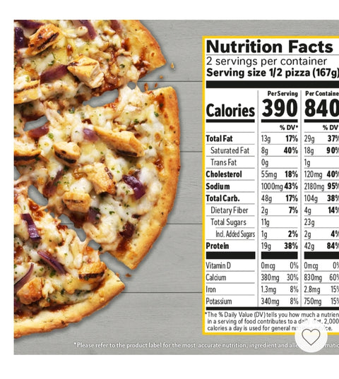 California Pizza Kitchen Gluten Free Cauliflower Crust, BBQ Chicken Pizza, 11.8 oz