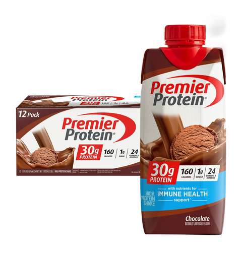 Premier Protein Chocolate Ready to Drink Shake, 11 oz., 12 Count