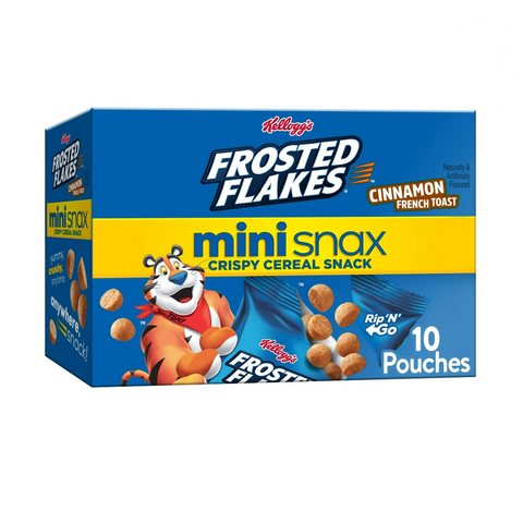 Kellogg's Frosted Flakes Mini Snax, Cinnamon French Toast, 10 Ct