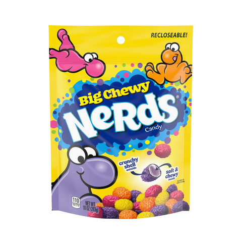 Nerds Big Chewy Crunchy Candy Bag, 10 oz.