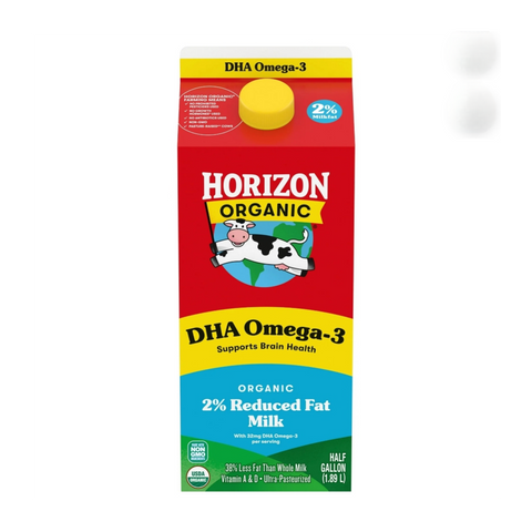 Horizon DHA Organic Whole Milk, Half Gallon