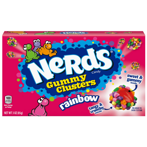 Nerds Gummy Clusters, Rainbow Candy, 3 oz