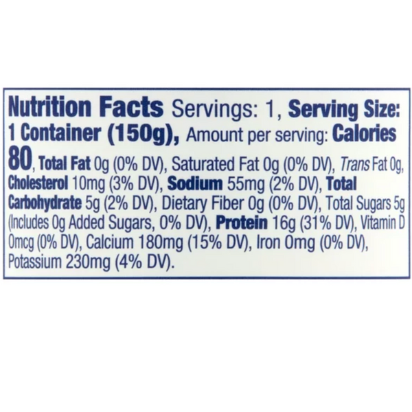 FAGE Total 0 Milkfat Plain Greek Yogurt 5 3oz fage-total-0-milkfat-plain-greek-yogurt-5-3oz