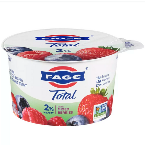 FAGE Total 2% Milkfat Mixed Berry Greek Yogurt, 5.3oz