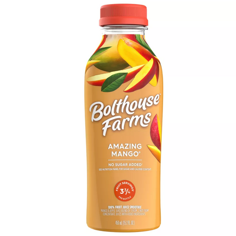 Bolthouse Farms Amazing Mango, 15.2 oz.