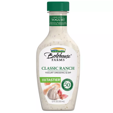 Bolthouse Farms Classic Ranch Yogurt Dressing & Dip, 12 fl oz