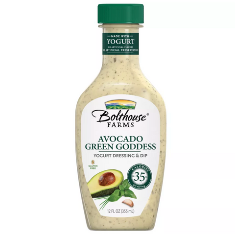 Bolthouse Farms Avocado Green Goddess Yogurt Dressing & Dip, 12 fl oz