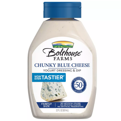 Bolthouse Farms Chunky Blue Cheese Yogurt Dressing & Dip, 22 fl oz