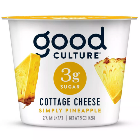 Good Culture Pineapple 3g Sugar Cottage Cheese, 5oz