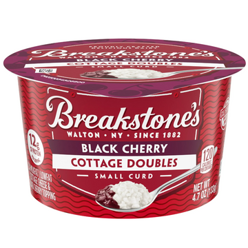 Breakstone's Cottage Doubles Black Cherry Cottage Cheese, 4.7 oz