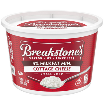 Breakstone's Small Curd Cottage Cheese with 4% Milkfat, 16 oz