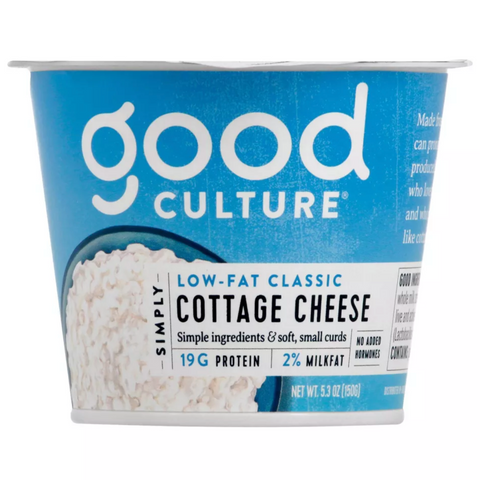 Good Culture 2% Low-Fat Classic Cottage Cheese, 5.3oz