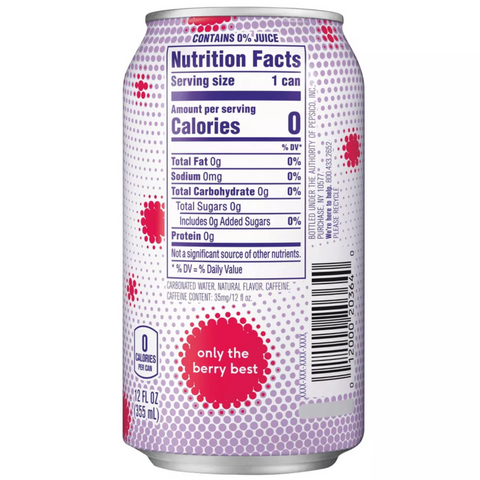 bubly bounce Triple Berry Sparkling Water 12 fl oz, 8 Ct