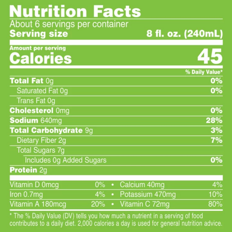 V8 Original 100% Vegetable Juice, 46 oz.