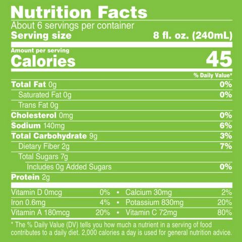 V8 Low Sodium Spicy Hot 100% Vegetable Juice, 46 oz.