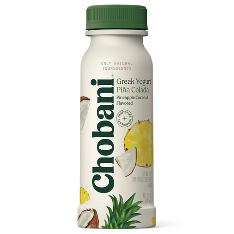 Chobani Greek Yogurt Drink with Probiotics, Piña Colada, 7 oz