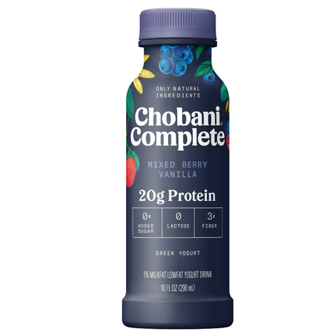 Chobani Complete Yogurt Drink, Mixed Berry Vanilla, 10 fl oz