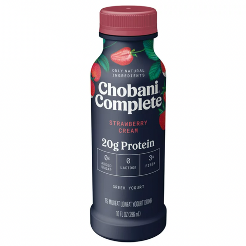 Chobani Complete Yogurt Drink, Strawberry Cream, 10 fl oz