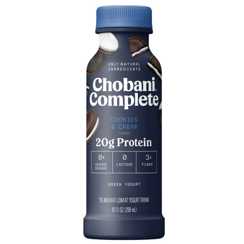 Chobani Complete Yogurt Drink, Cookies & Cream, 10 fl oz