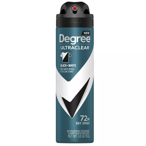 Degree Men UltraClear 72H Antiperspirant Deodorant Dry Spray, 3.8 oz