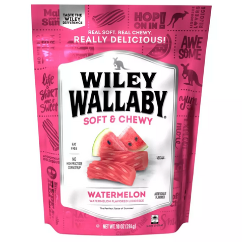 Wiley Wallaby Watermelon Licorice, 10oz