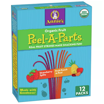 Annie's Organic Peel a Part Value Pack, 6.7oz, 12 Count